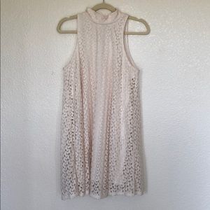Cream lace dress